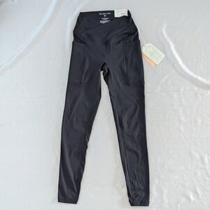 New Blogilates‎ Women's Crisscross High-Rise Leggings Pants Black XS (0-2)